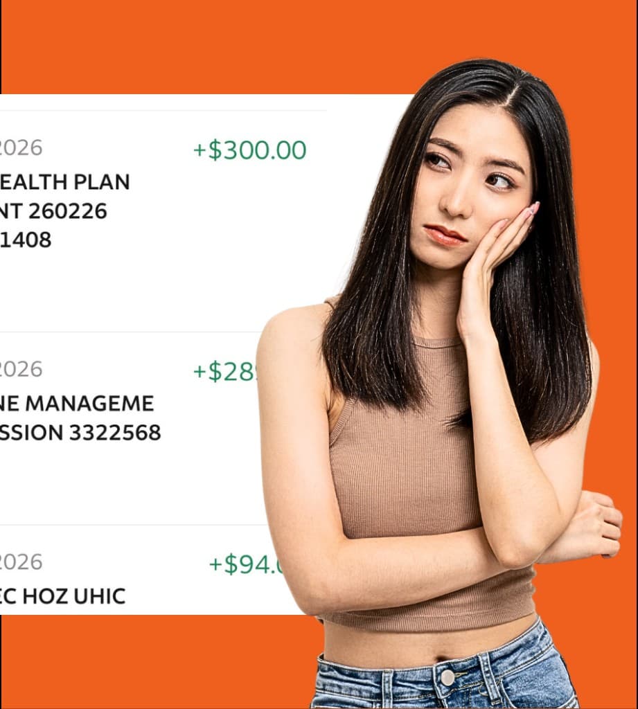 Broker reviewing manual ledger and statements